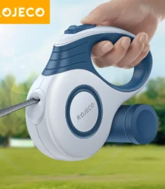 Correa retráctil automática para perros, cuerda extensible de 3M/5M para viajes al aire libre, caminar, senderismo