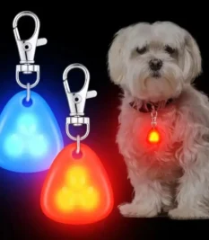 Collar colgante LED para mascotas.