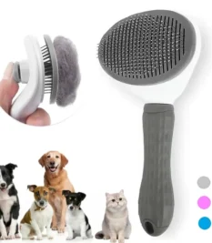 Cepillo para perros y gatos, peine de autolimpieza, removedor de pelo, herramientas de aseo, accesorios para mascotas