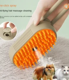 Cepillo de vapor para perros y gatos